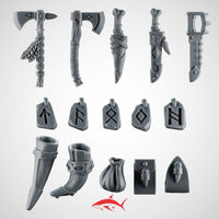 Belt Accessories Primal Hound Greytide - 32mm scale resin bit - Sharkass