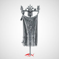 Banner for Termi Eternal Crusader - Left With Arm - 32mm scale resin bit - Sharkass