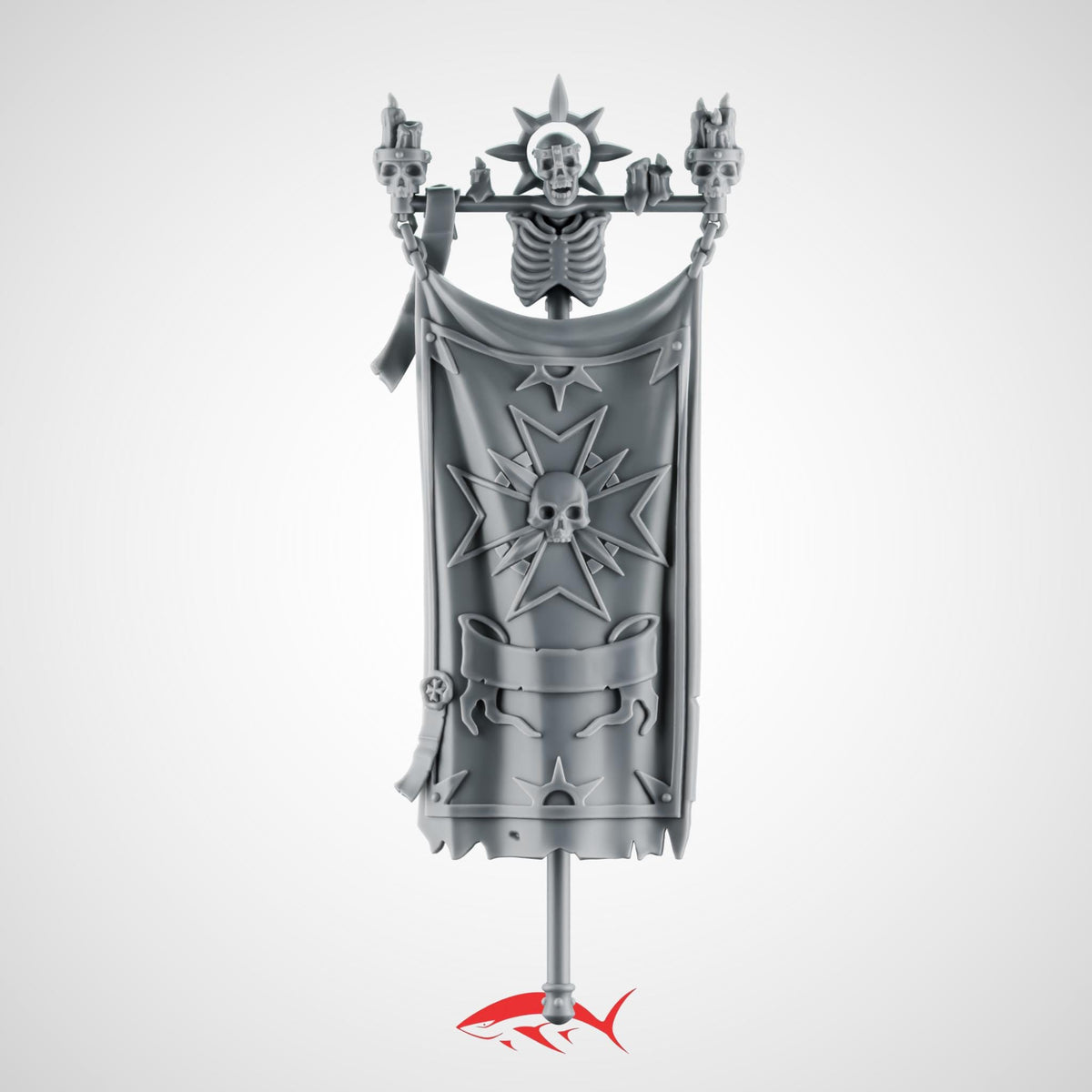 Banner for Termi Eternal Crusader - Left With Arm - 32mm scale resin bit - Sharkass