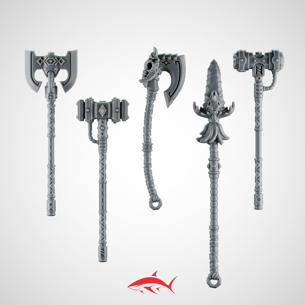 Long Weapon Without Hand Primal Hound Greytide - 32mm scale resin bit - Sharkass