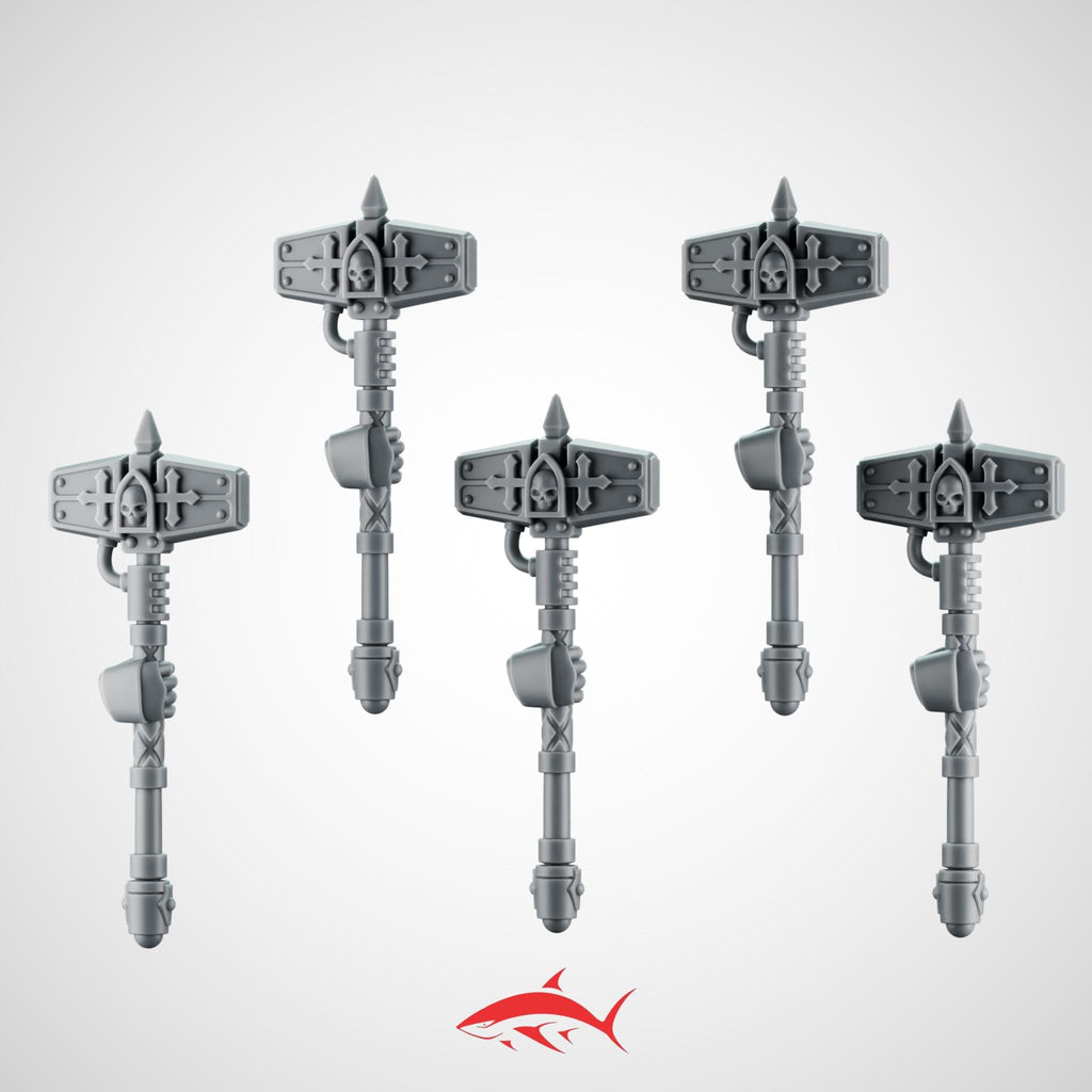 Hammer for Heavy Guard Eternal Crusader - Left - 32mm scale resin bit - Sharkass