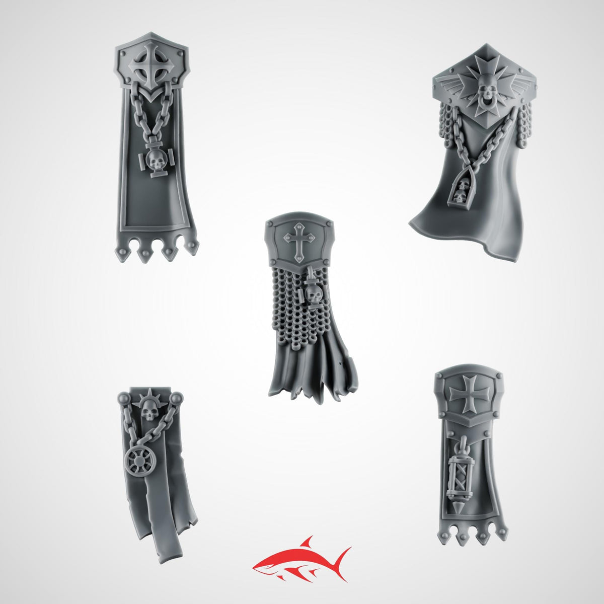 Loincloth Heavy Guard Eternal Crusader Greytide - 32mm scale resin bit - Sharkass