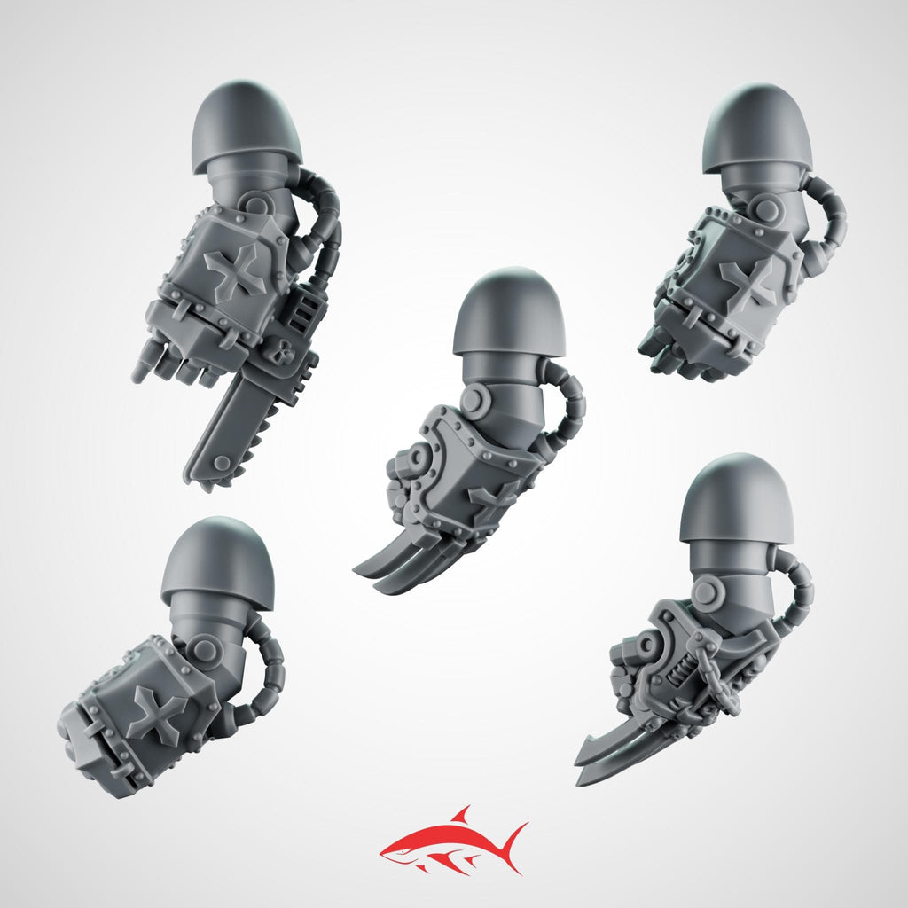 Fist for Heavy Guard Set 2 Eternal Crusader - Left - 32mm scale resin bit - Sharkass