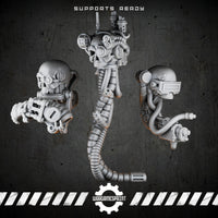 Bionic Legions Cyber-Skull Flying Drones – 3 designs + plasma welding torch – render 1 STL