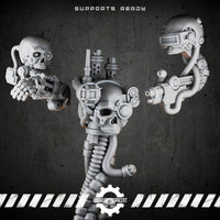 Bionic Legions Cyber-Skull Flying Drones – render 2 STL
