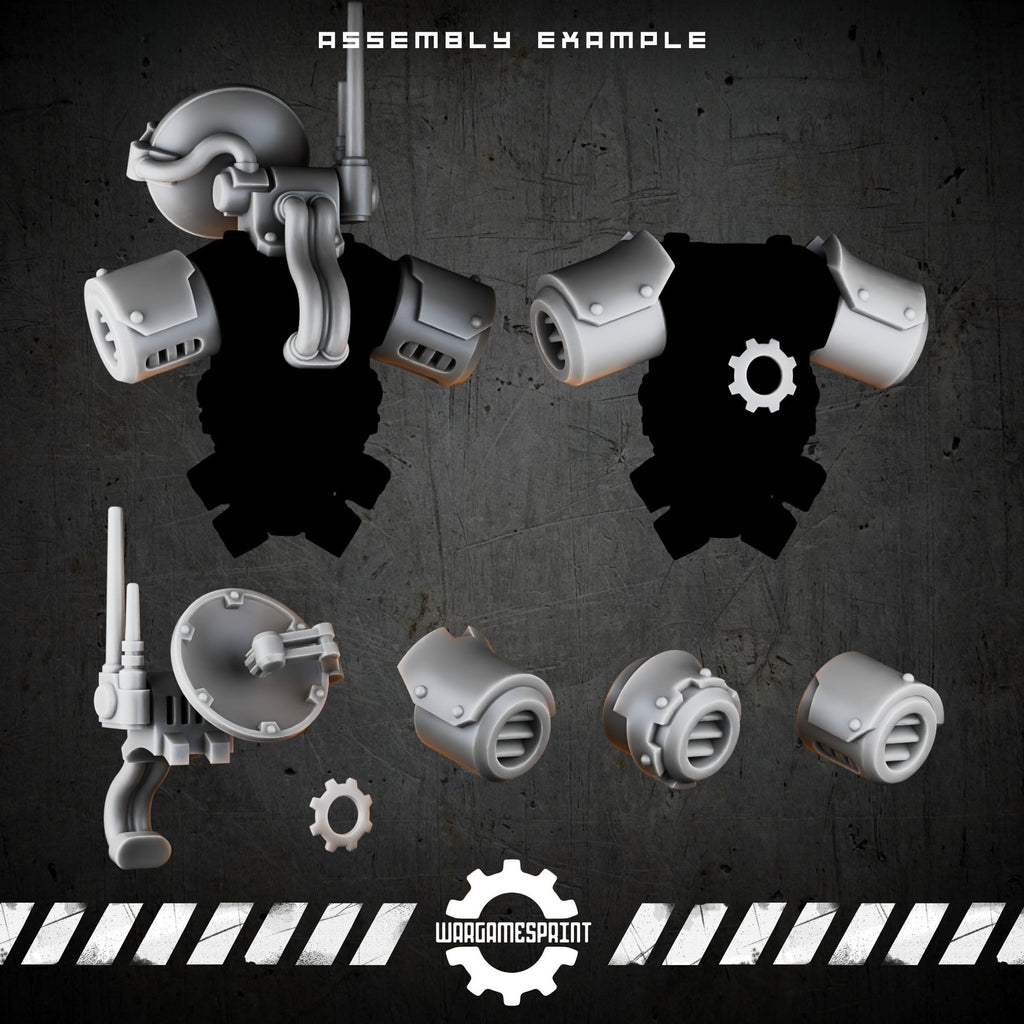 Bionic Legions Industrial Greebles Pack – 30 tech bits – render 2 STL