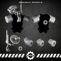 Bionic Legions Industrial Greebles Pack – 30 tech bits – render 2 STL