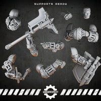 Bionic Legions Hero Conversion Pack – character bits, breacher axe & shield – render 1 STL