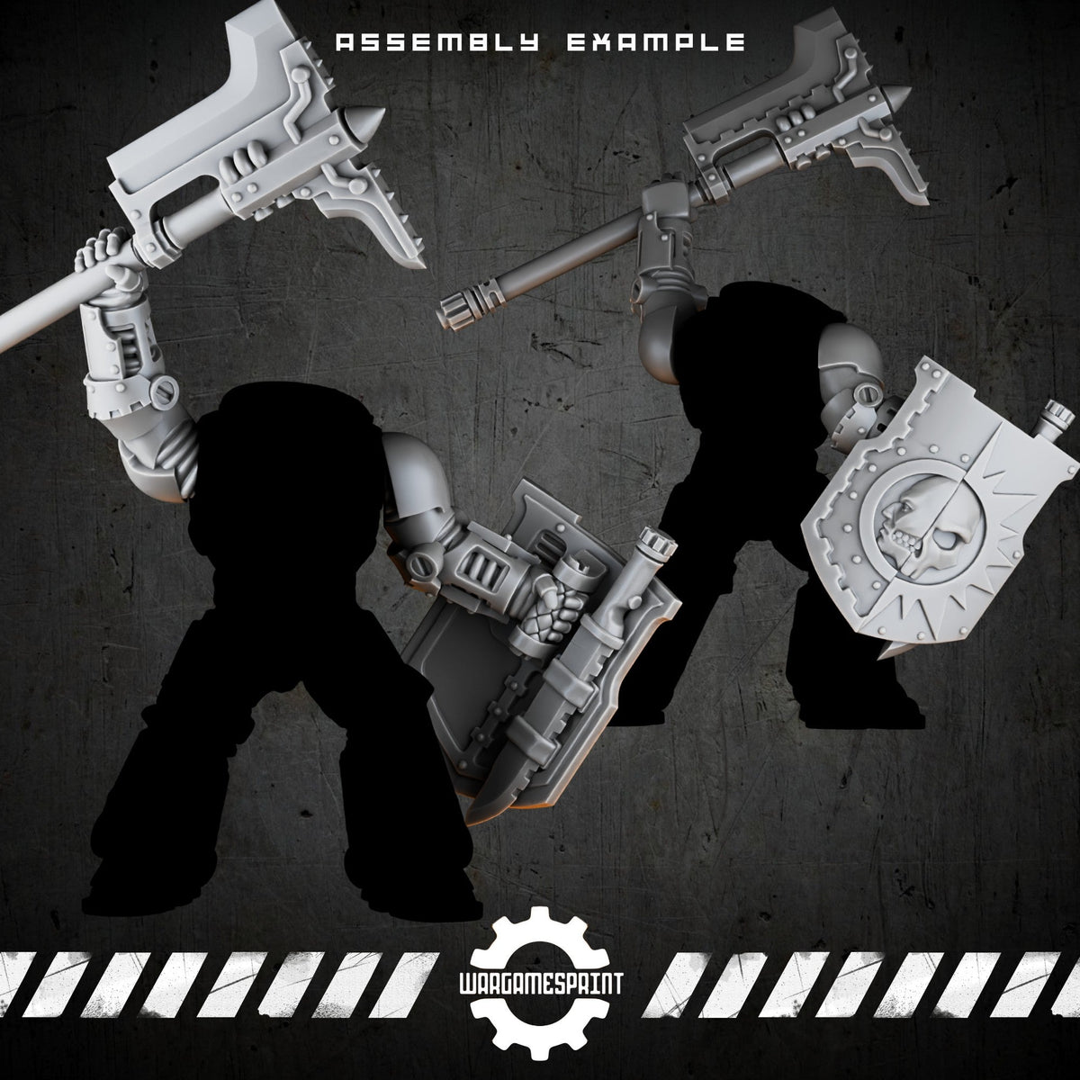 Bionic Legions Hero Conversion Pack – assembly example 1 STL