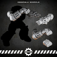 Bionic Legions Hero Conversion Pack – assembly example 2 STL