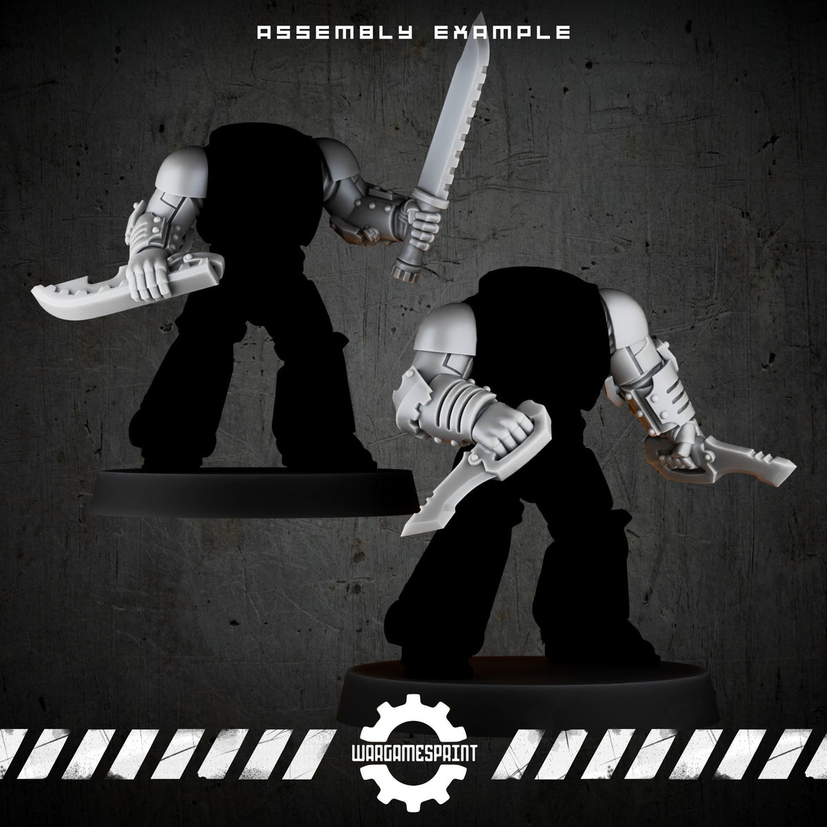 Bionic Legions Little Close Combat Weapons Pack – render 2 STL