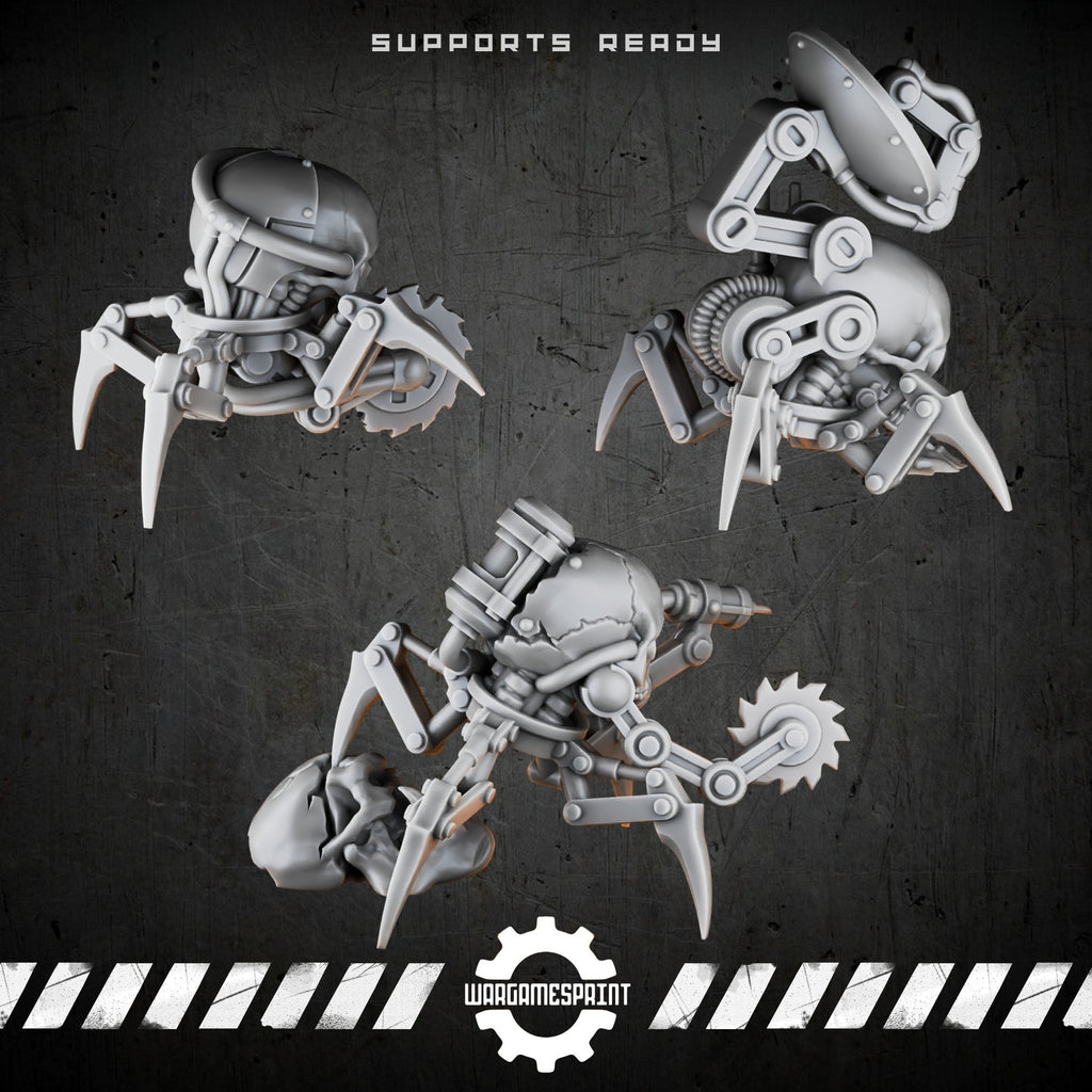 Bionic Legions Cyber-Skull Walkers – render 2 STL