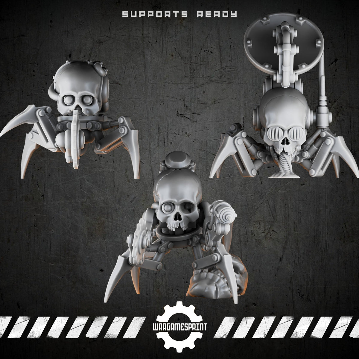 Bionic Legions Cyber-Skull Walkers – render 3 STL