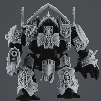 Dread Kit Angel of the Death – Gothic Lion Plates, Wings & Relic Censers – Redemptor-Size Upgrade – Ultra HD 14K Resin [Sharkass Exclusive]