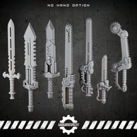 Bionic Legions Cybernetic Combat Blades – render 2 STL